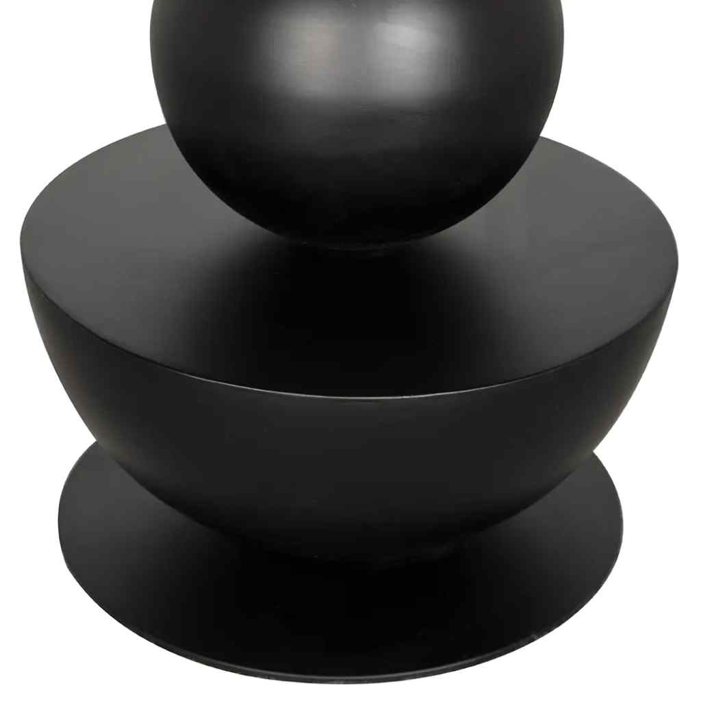 Perth Black Leather Swivel Counter Stool