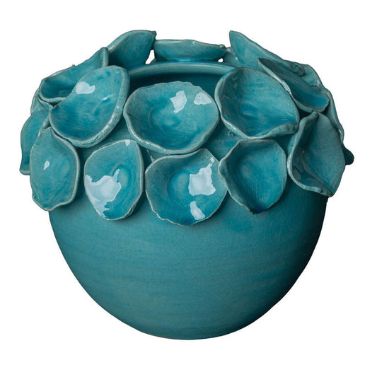 Petals Design Ceramic Cachepot