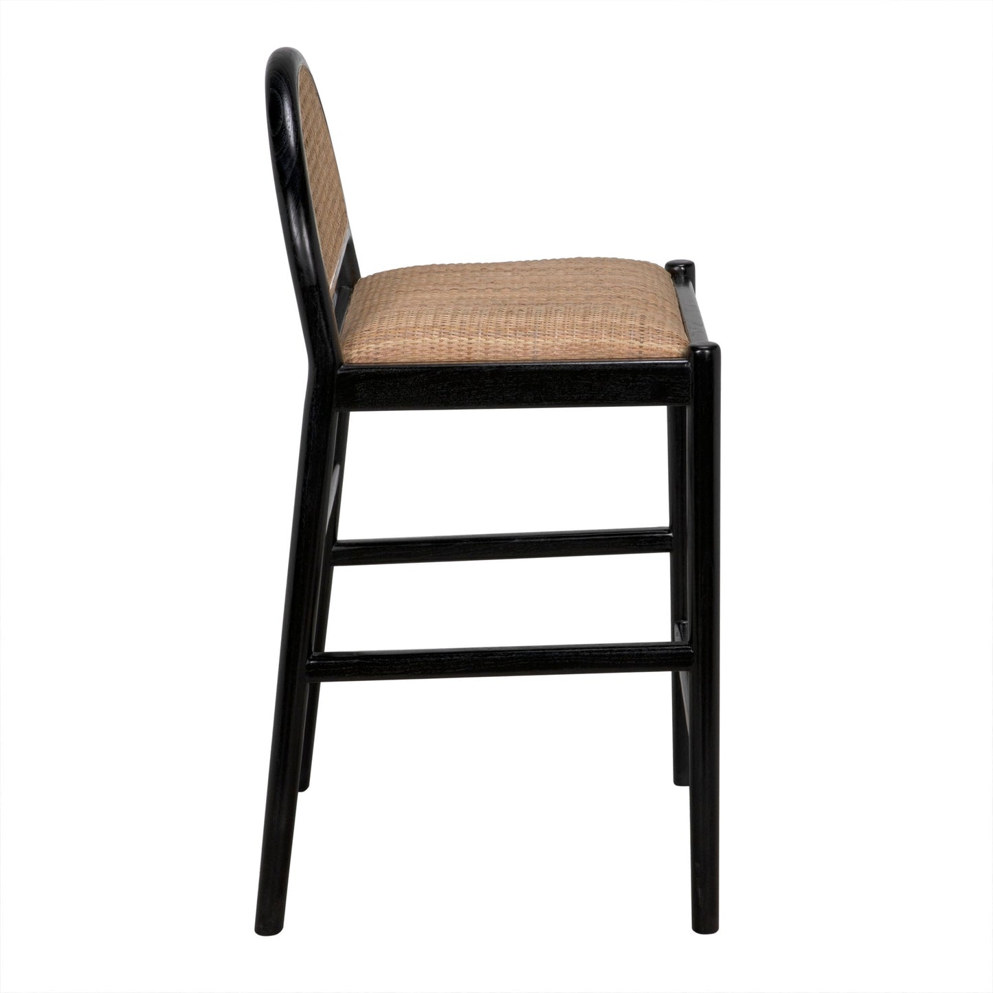 Peter Counter Stool-Counter Stools-Noir-Sideboards and Things