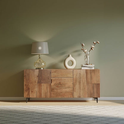 LH Home Peyton Four Doors Wood Sideboard