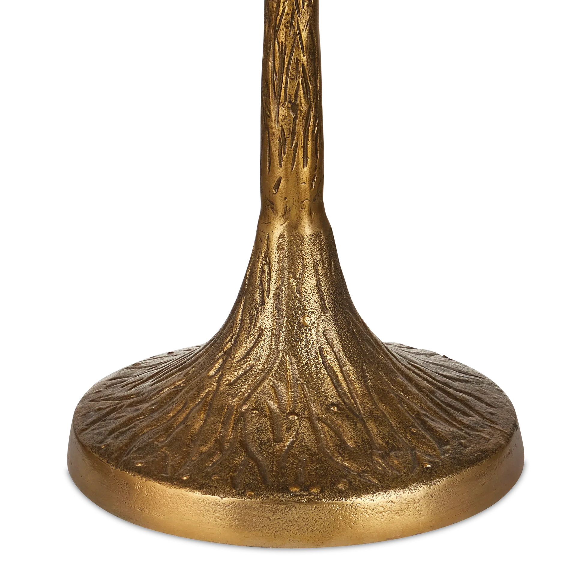 Piaf Brass Floor Lamp-Floor Lamps-Currey & Co-Sideboards and Things
