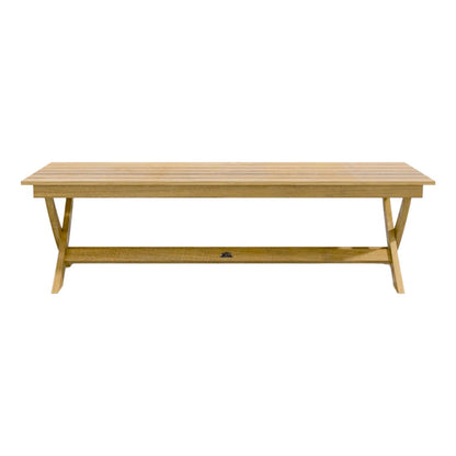 Picnic 3-Person Teak Outdoor Bench-Outdoor Benches-HiTeak-Sideboards and Things