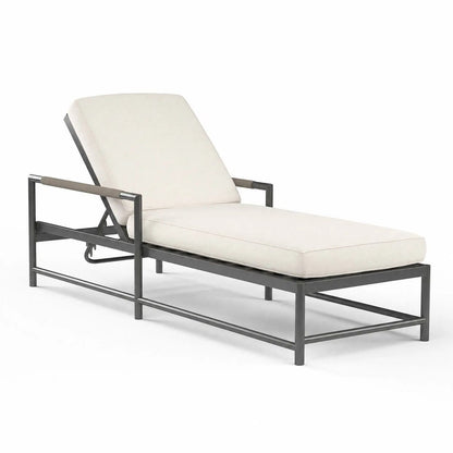 Pietra Adjustable Backrest Outdoor Chaise -- view 3