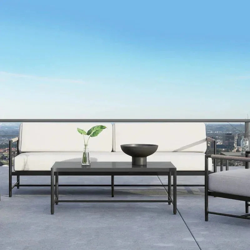Pietra Scratch-Resistant Outdoor Coffee Table -- view 2