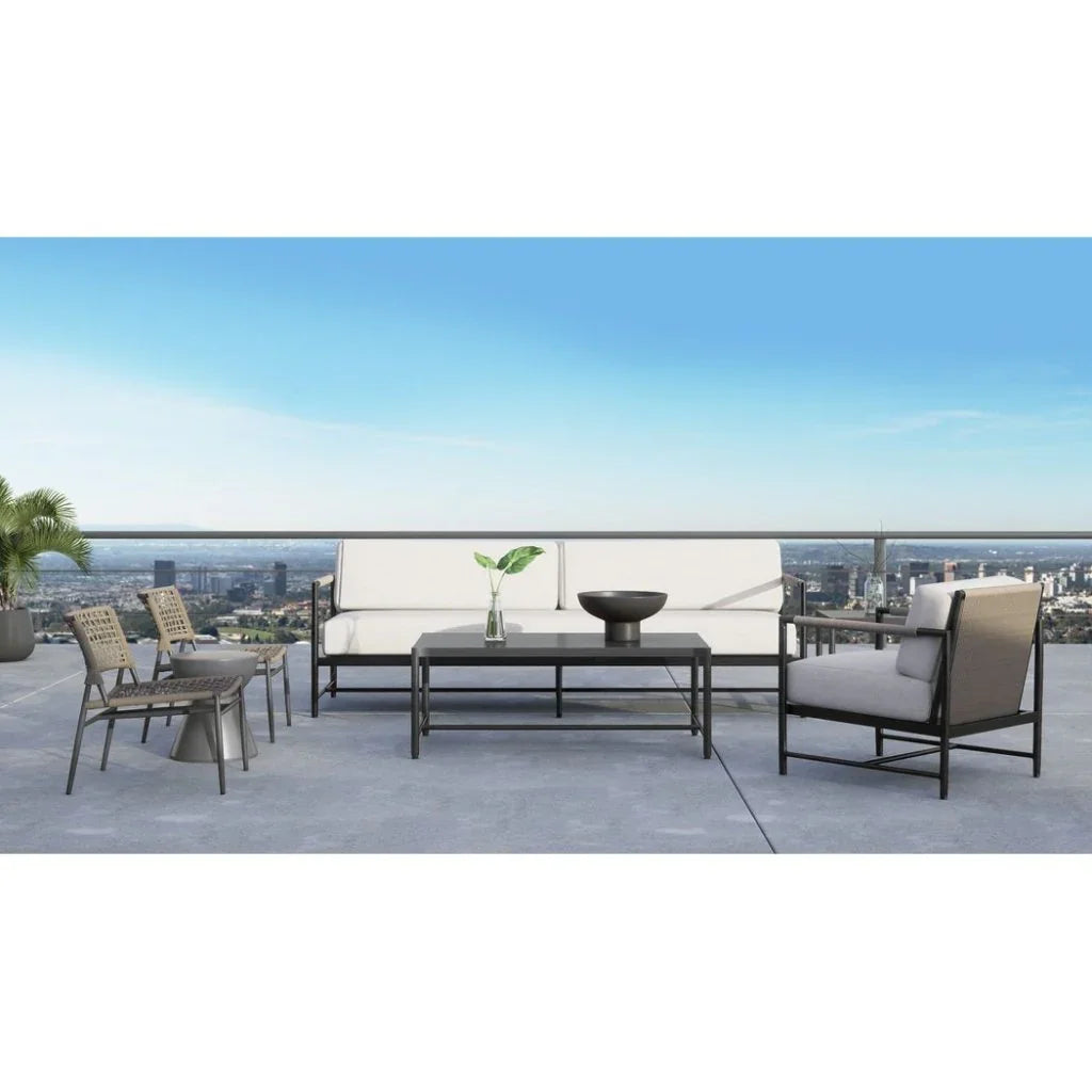 Pietra Sunbrella Modern Outdoor Loveseat -- view 2
