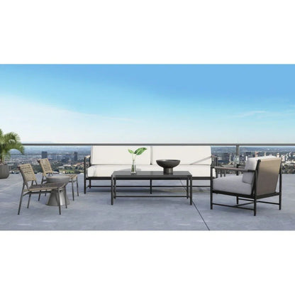 Pietra Sunbrella Modern Outdoor Loveseat -- view 2
