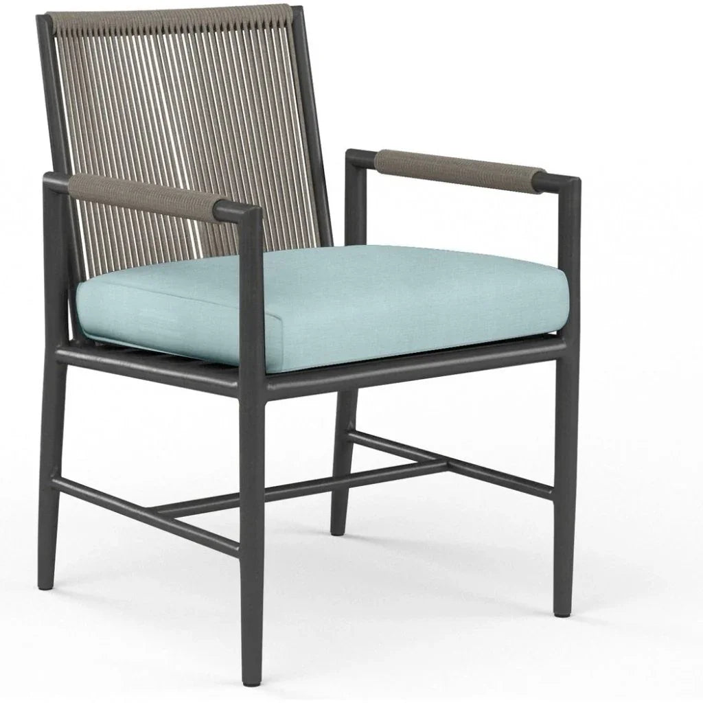 Pietra Sunbrella Outdoor Dining Arm Chair 2PC