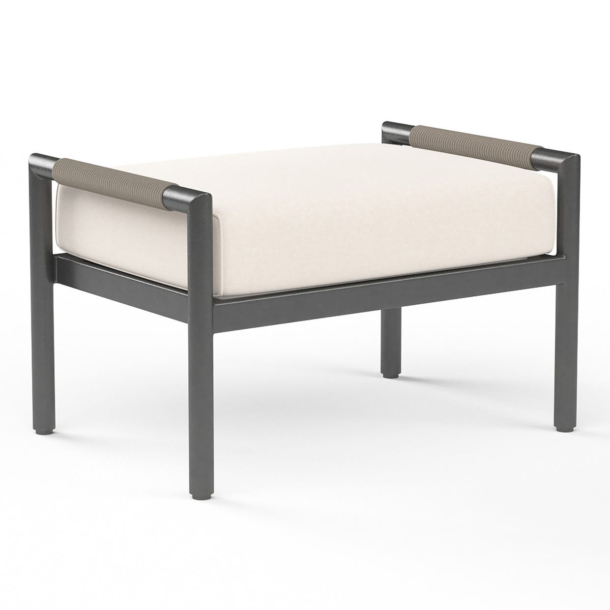 Pietra Sunbrella Outdoor Ottoman -- view 3