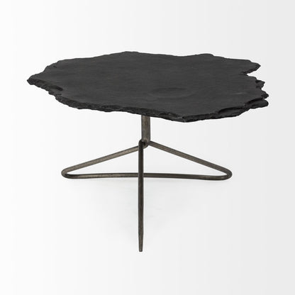 Mercana Pinera Black Slate Top Coffee Table