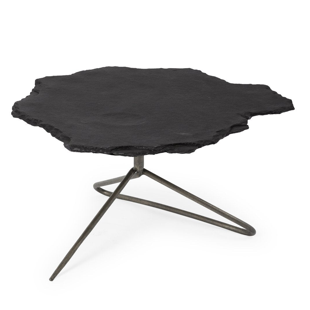 Mercana Pinera Black Slate Top Coffee Table