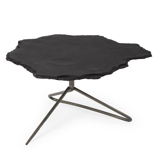 Mercana Pinera Black Slate Top Coffee Table