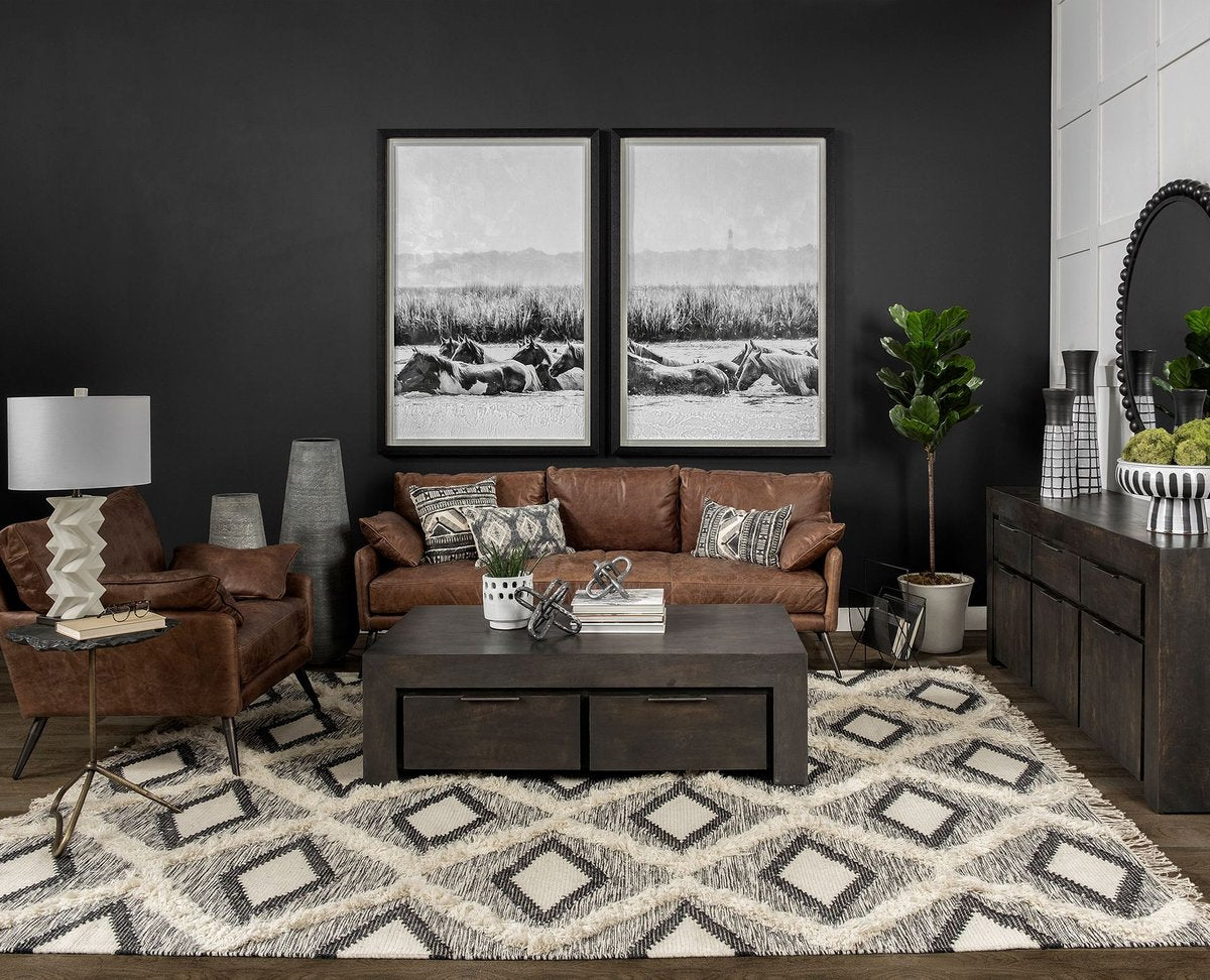 Mercana Pinera Slate Top Accent Table