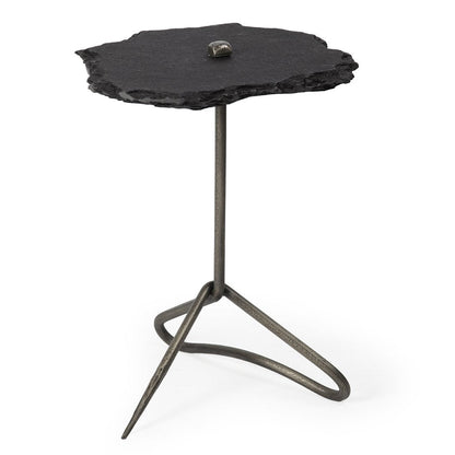 Mercana Pinera Slate Top Accent Table