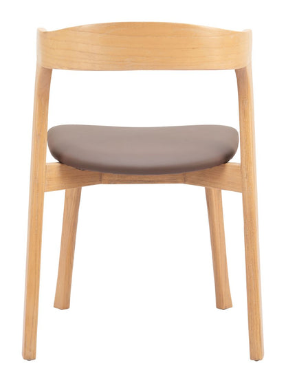 Zuo Modern Pioro Faux Leather Dining Chair 2PC