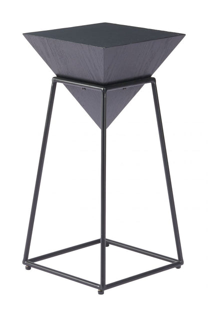 Zuo Modern Pira Steel Base Black Side Table