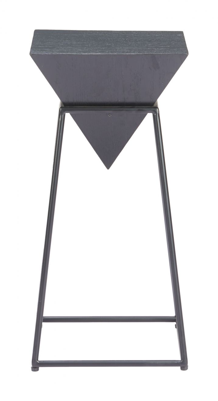 Zuo Modern Pira Steel Base Black Side Table
