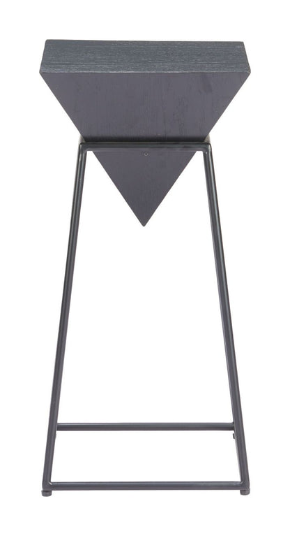 Zuo Modern Pira Steel Base Black Side Table