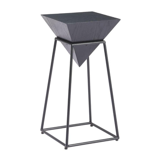 Zuo Modern Pira Steel Base Black Side Table