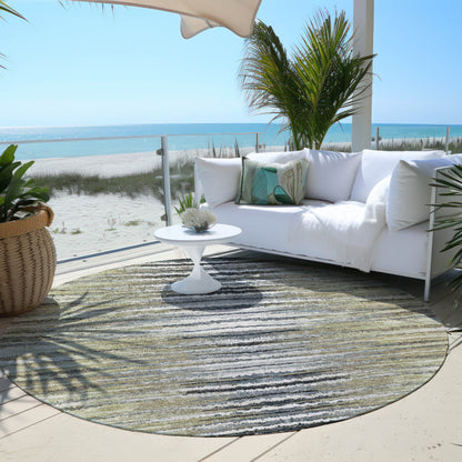 Addison Rugs Pixel Weave Beige Washable Indoor-Outdoor Rug