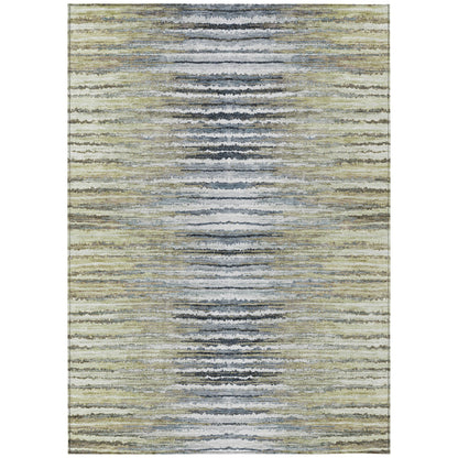Addison Rugs Pixel Weave Beige Washable Indoor-Outdoor Rug