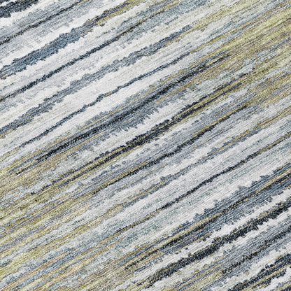 Addison Rugs Pixel Weave Beige Washable Indoor-Outdoor Rug