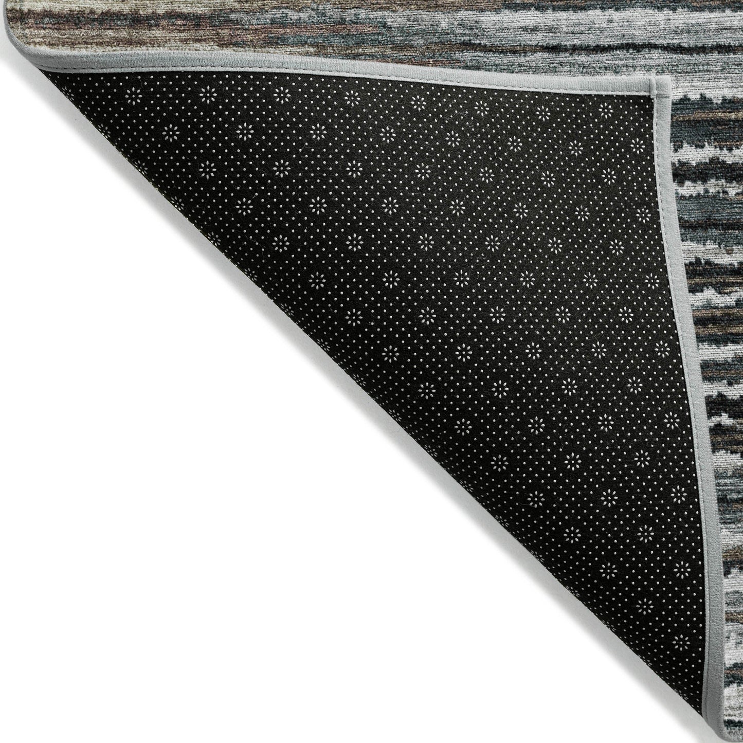 Addison Rugs Pixel Weave Brown Washable Indoor-Outdoor Rug