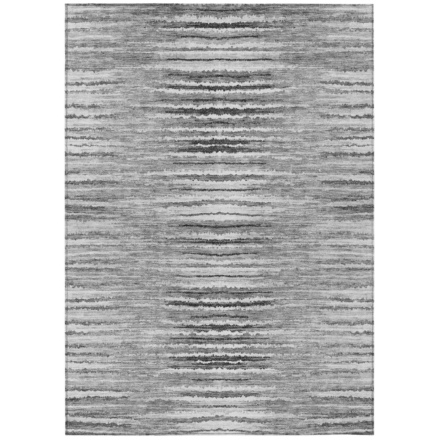 Addison Rugs Pixel Weave Grey Washable Indoor-Outdoor Rug