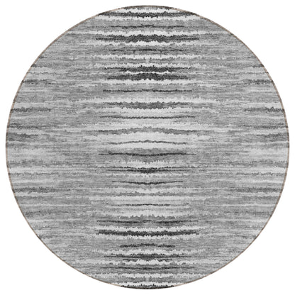 Addison Rugs Pixel Weave Grey Washable Indoor-Outdoor Rug