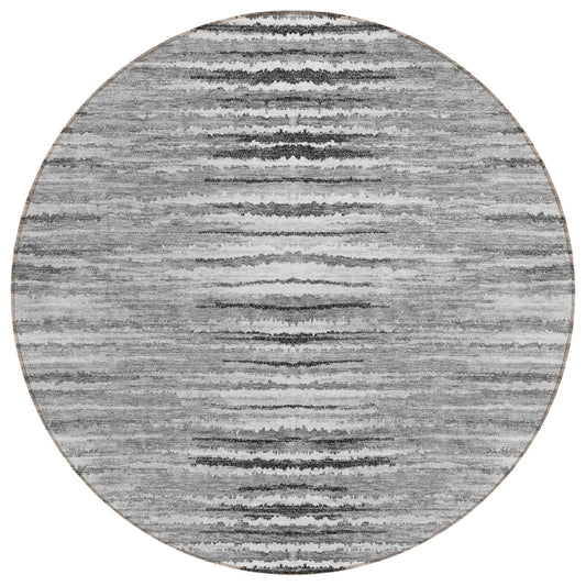 Addison Rugs Pixel Weave Grey Washable Indoor-Outdoor Rug