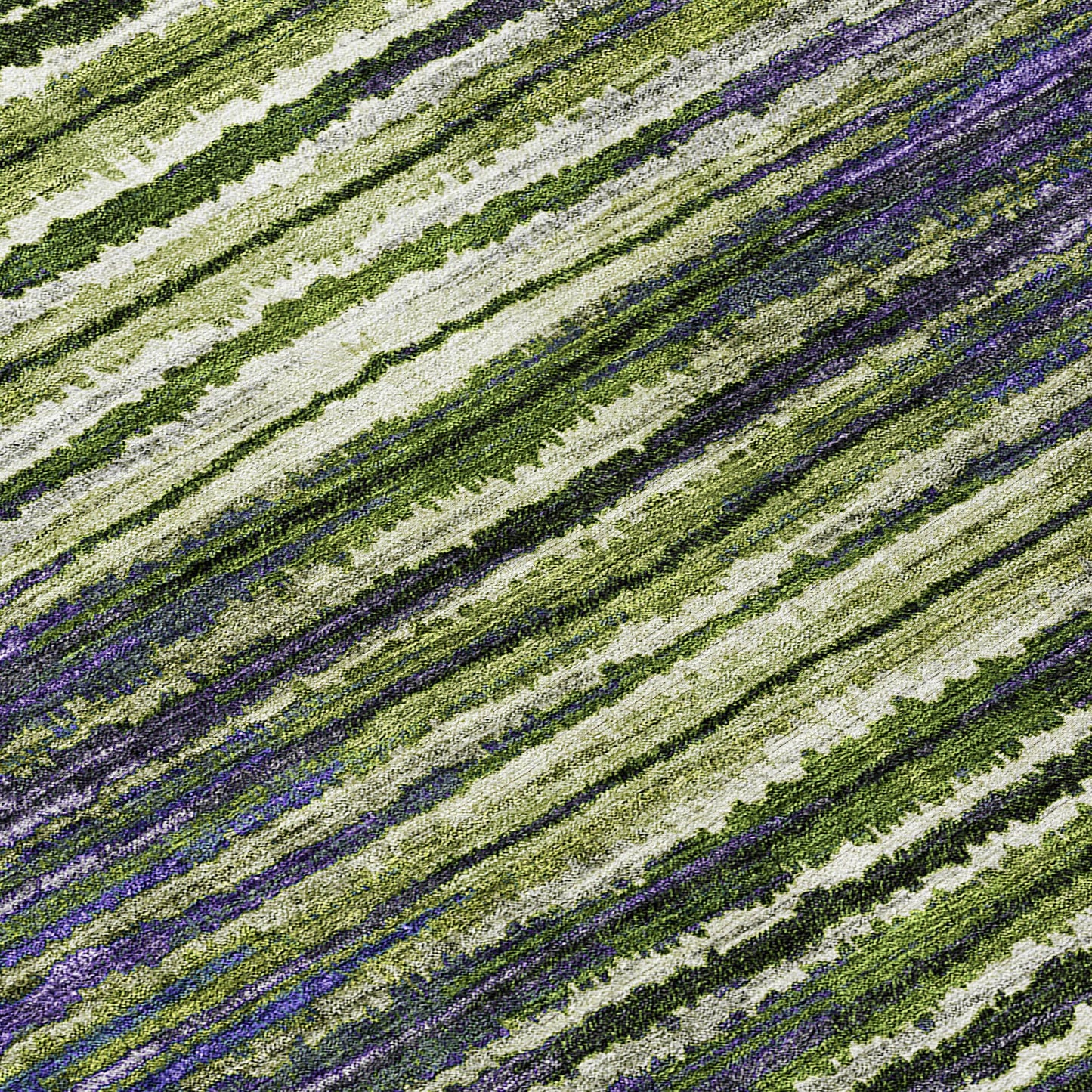 Addison Rugs Pixel Weave Purple Washable Indoor-Outdoor Rug