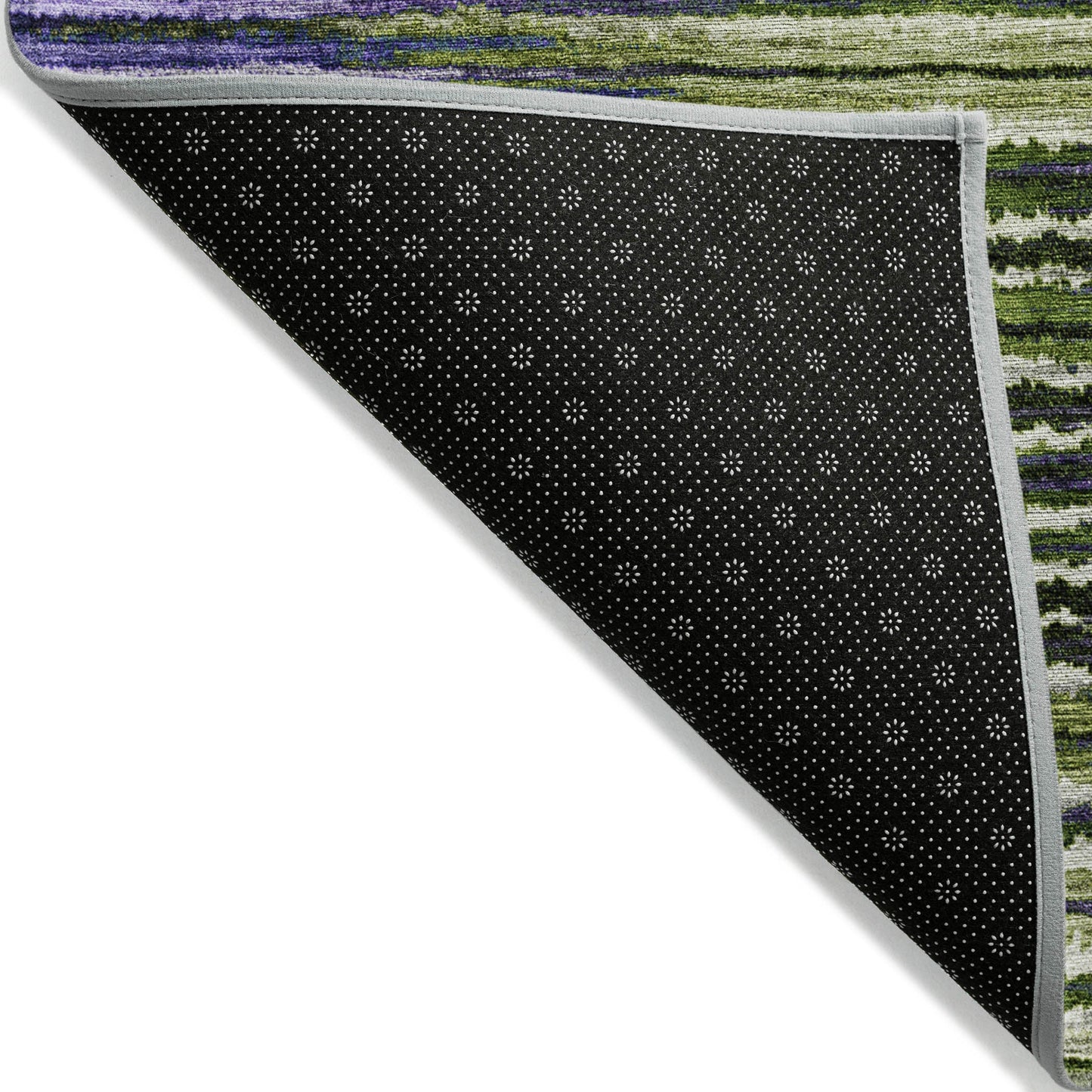 Addison Rugs Pixel Weave Purple Washable Indoor-Outdoor Rug