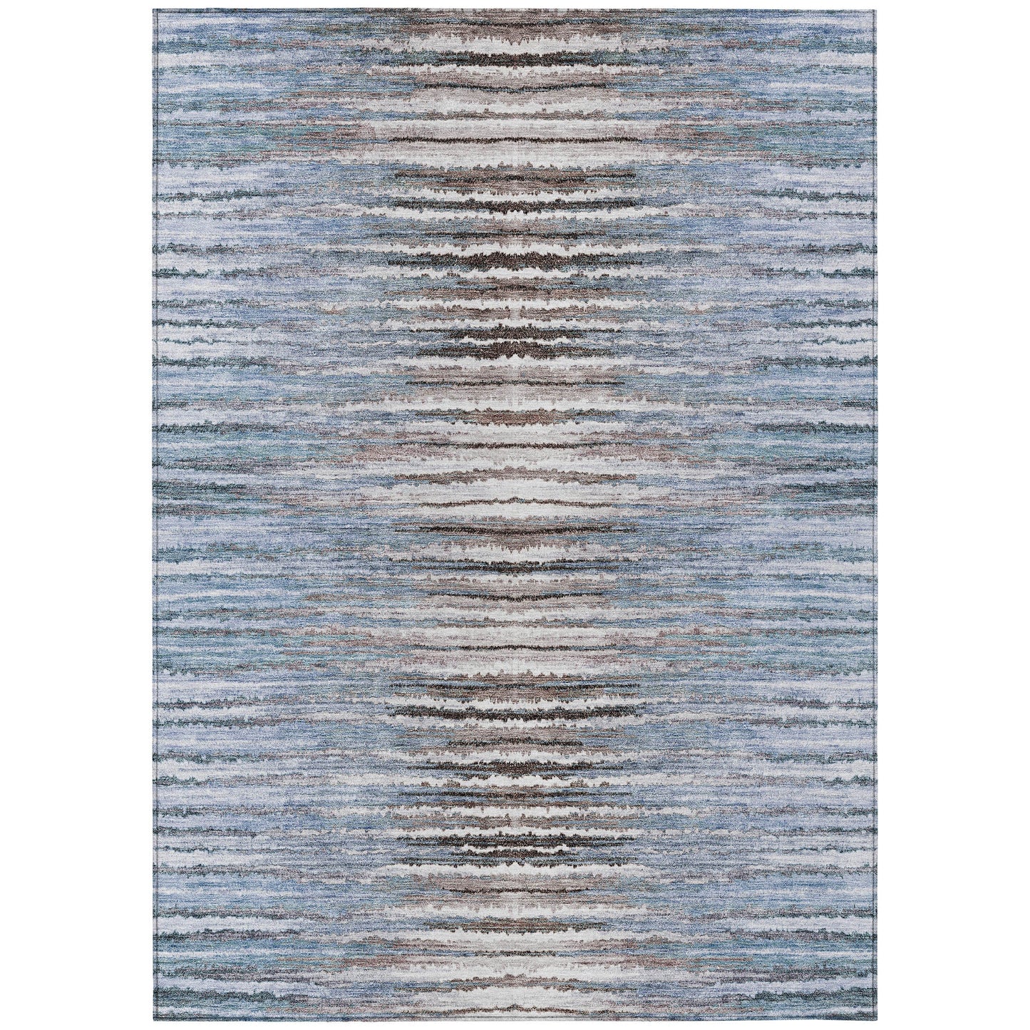 Addison Rugs Pixel Weave Sky Washable Indoor-Outdoor Rug