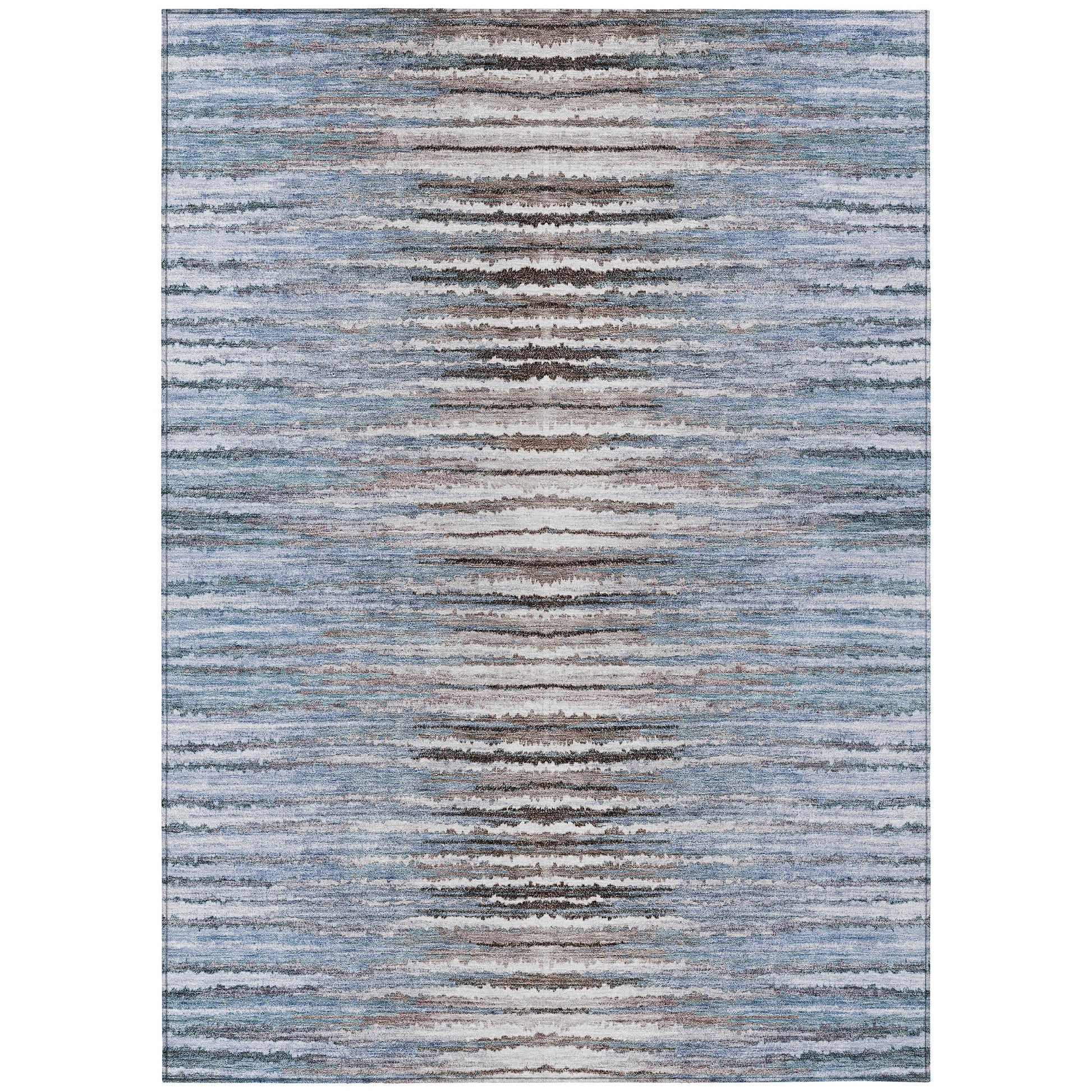 Addison Rugs Pixel Weave Sky Washable Indoor-Outdoor Rug
