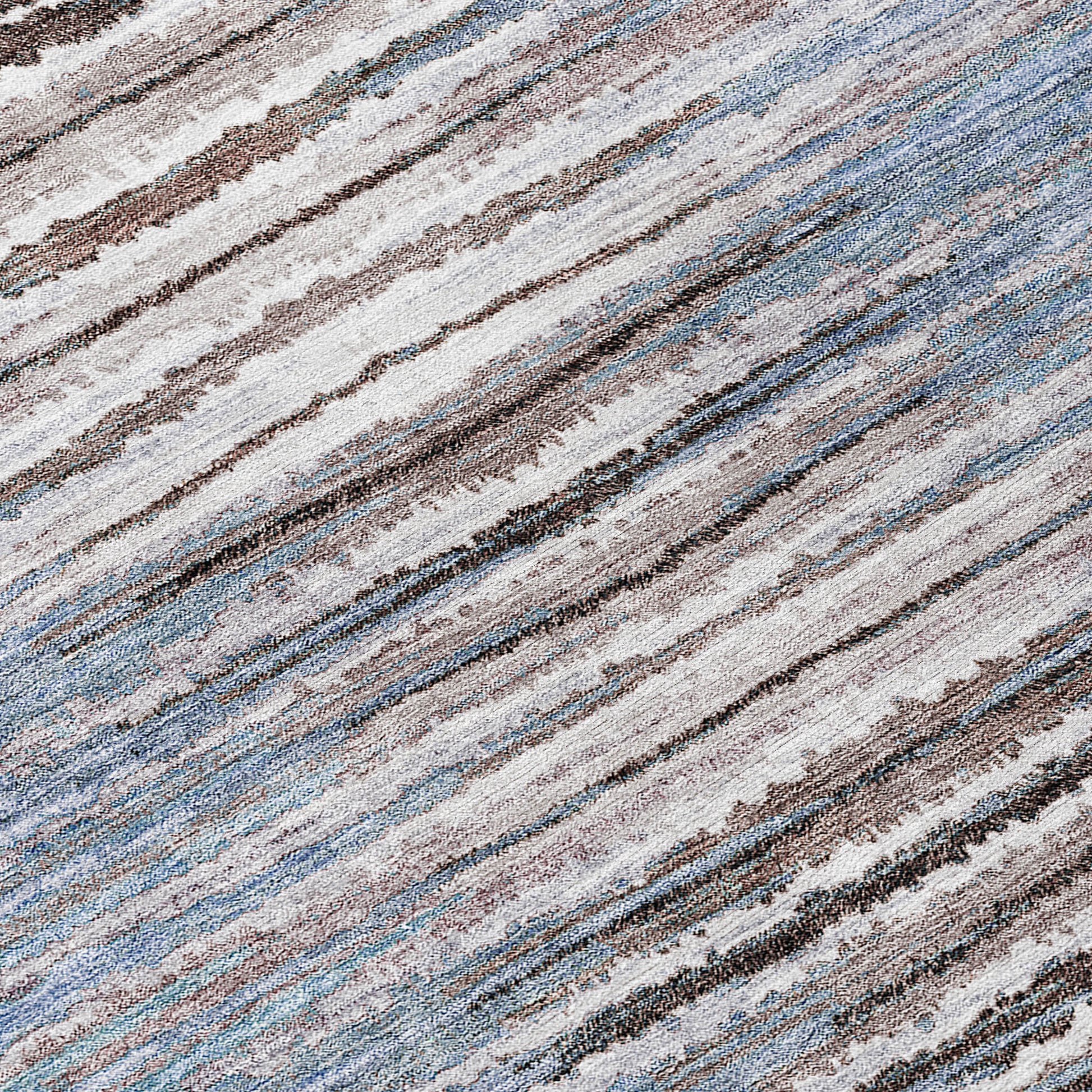 Addison Rugs Pixel Weave Sky Washable Indoor-Outdoor Rug