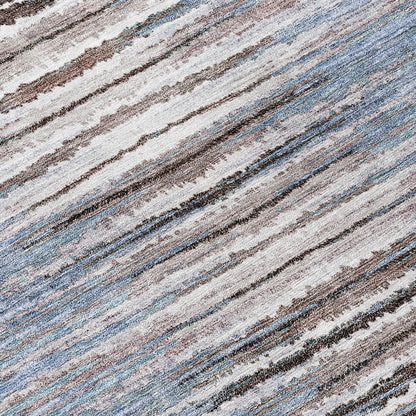 Addison Rugs Pixel Weave Sky Washable Indoor-Outdoor Rug