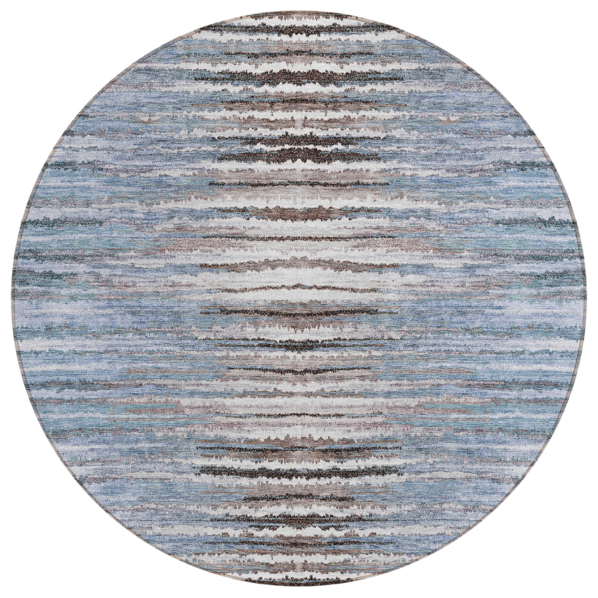 Addison Rugs Pixel Weave Sky Washable Indoor-Outdoor Rug