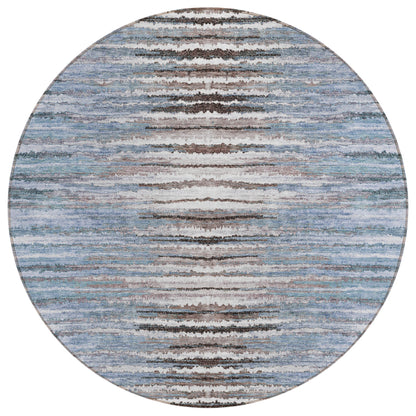 Addison Rugs Pixel Weave Sky Washable Indoor-Outdoor Rug