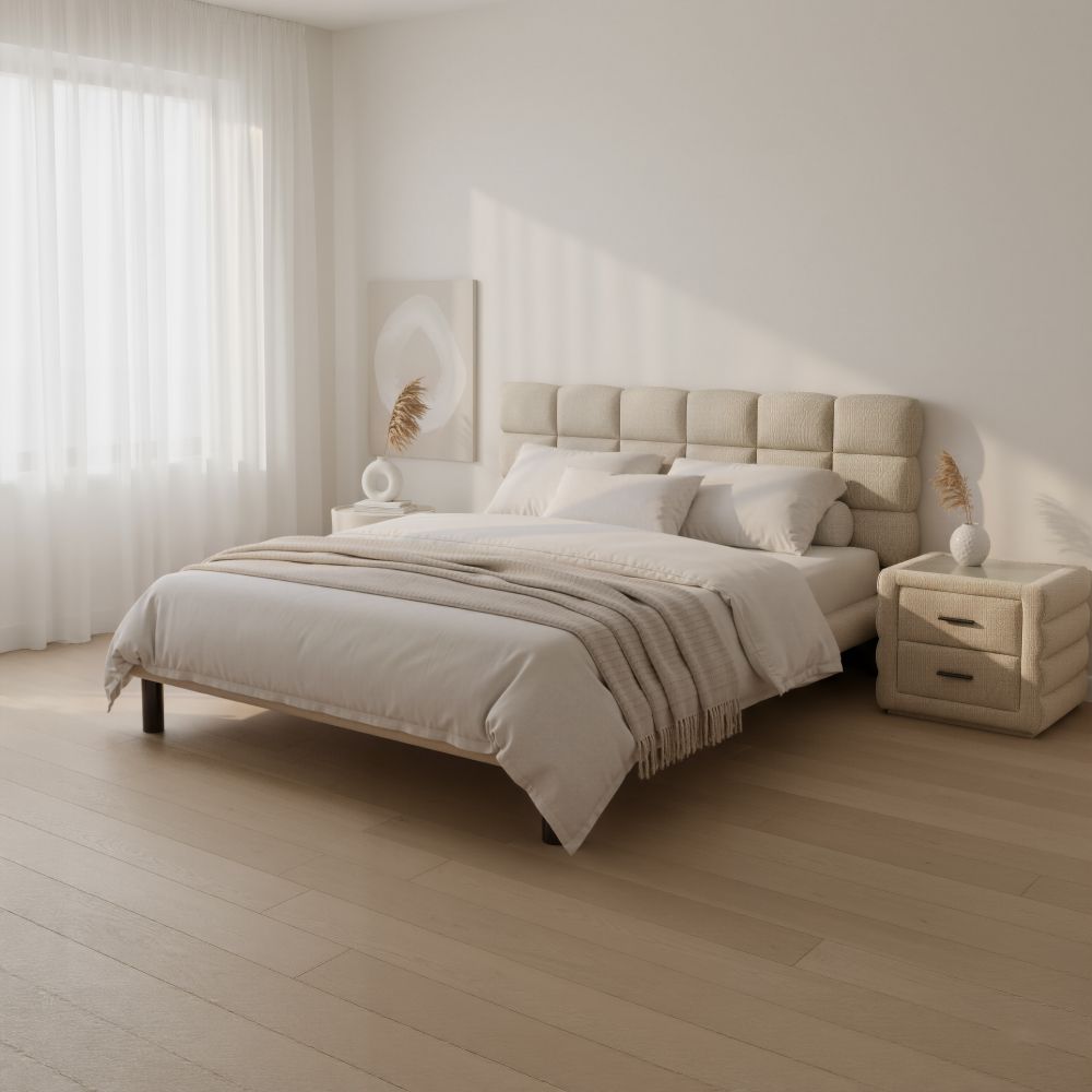 Zuo Modern Placid Shearling Fabric Bed