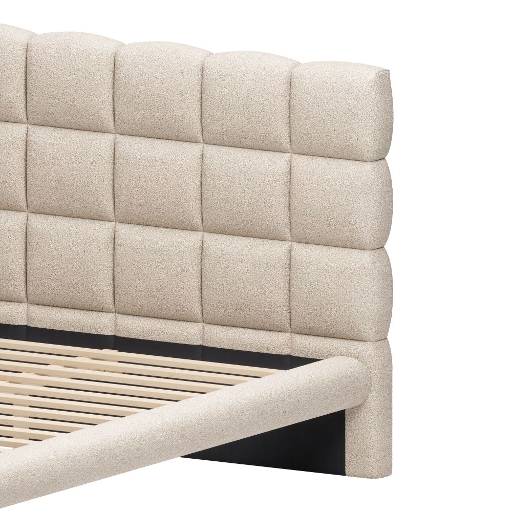 Zuo Modern Placid Shearling Fabric Bed