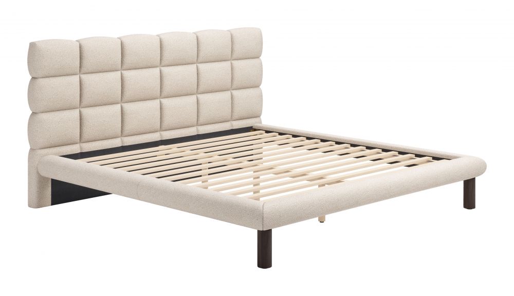 Zuo Modern Placid Shearling Fabric Bed