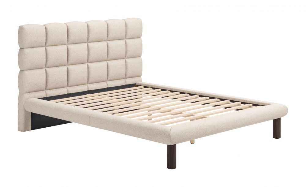Zuo Modern Placid Shearling Fabric Bed