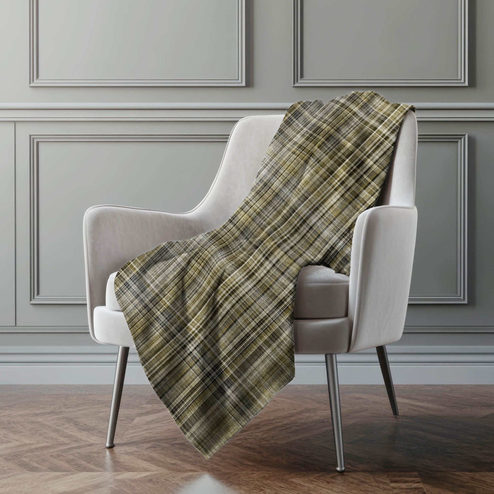 Addison Rugs Plaid Brown Washable Indoor-Outdoor Rug