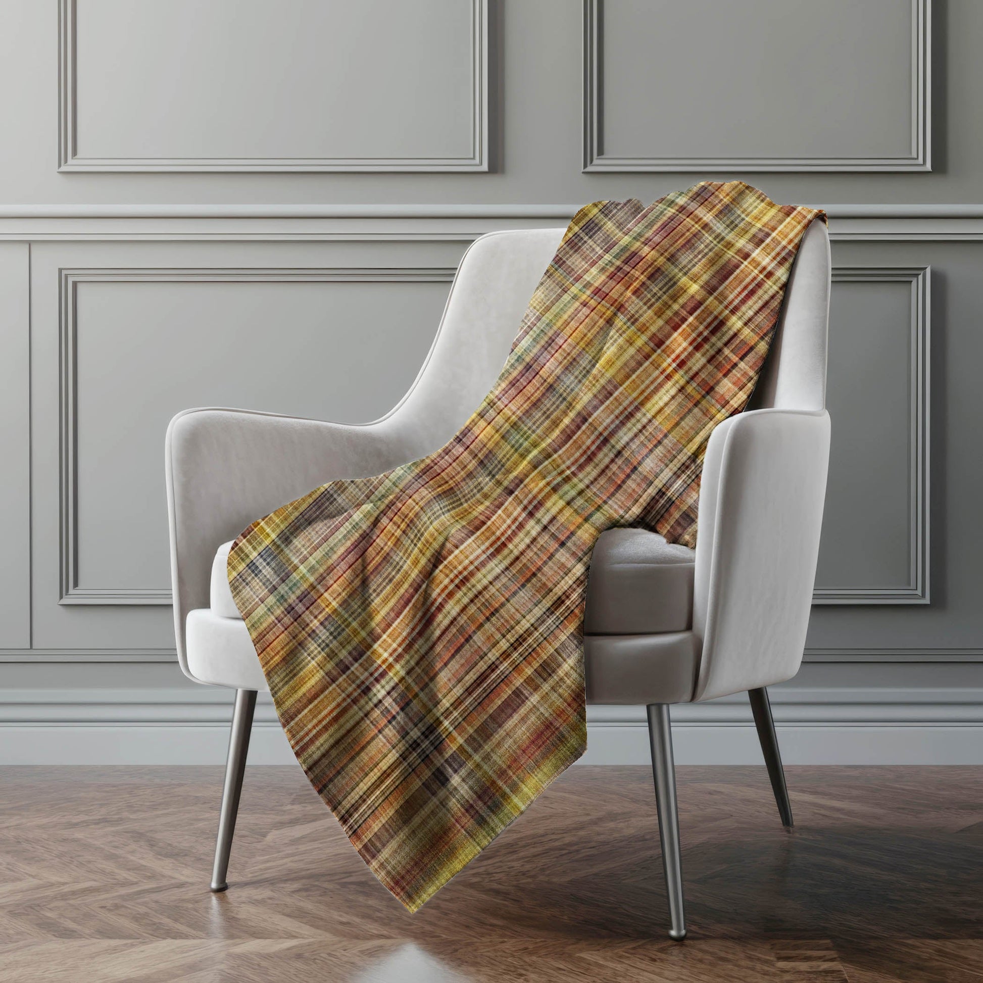 Addison Rugs Plaid Paprika Washable Indoor-Outdoor Rug