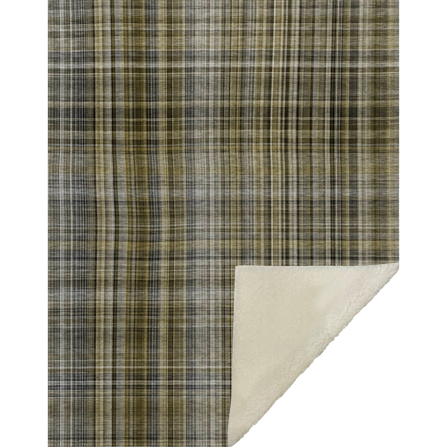 Addison Rugs Plaid Brown Washable Indoor-Outdoor Rug
