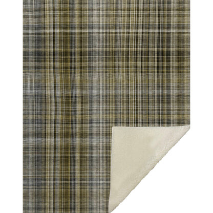 Addison Rugs Plaid Brown Washable Indoor-Outdoor Rug