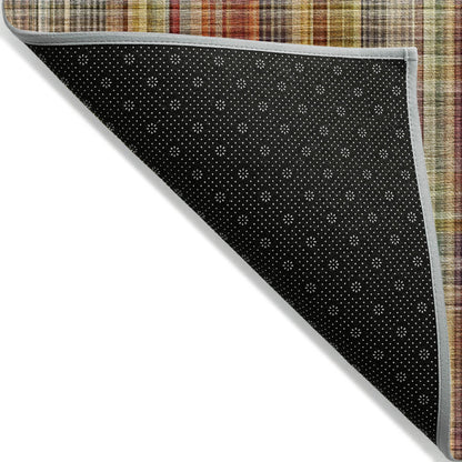 Addison Rugs Plaid Paprika Washable Indoor-Outdoor Rug