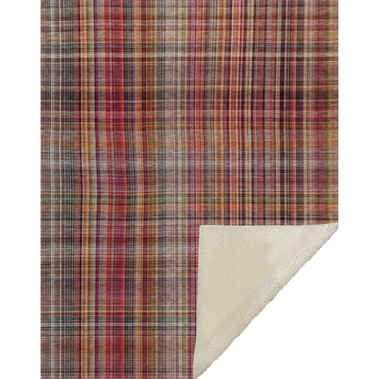 Addison Rugs Plaid Red Washable Indoor-Outdoor Rug