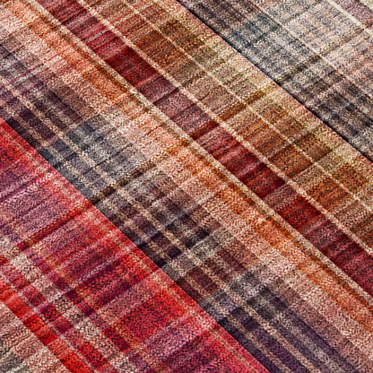 Addison Rugs Plaid Red Washable Indoor-Outdoor Rug