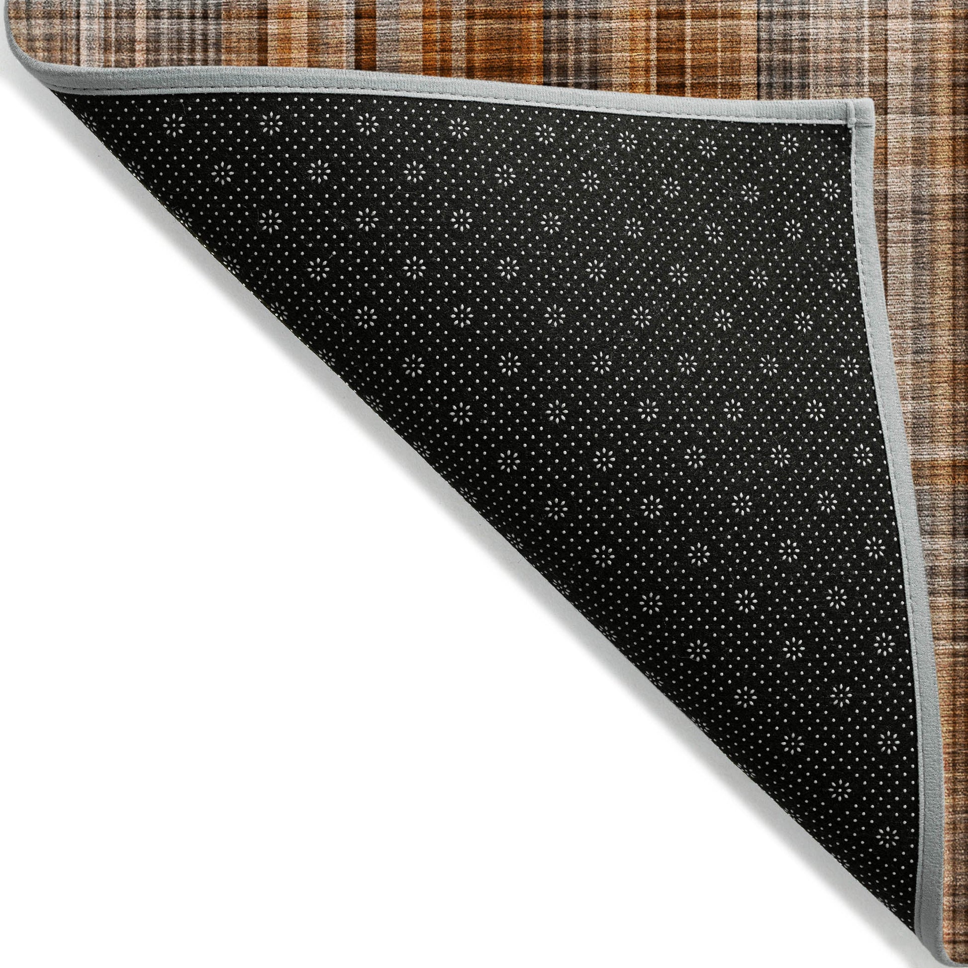 Addison Rugs Plaid Terracotta Washable Indoor-Outdoor Rug