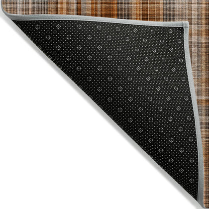 Addison Rugs Plaid Terracotta Washable Indoor-Outdoor Rug